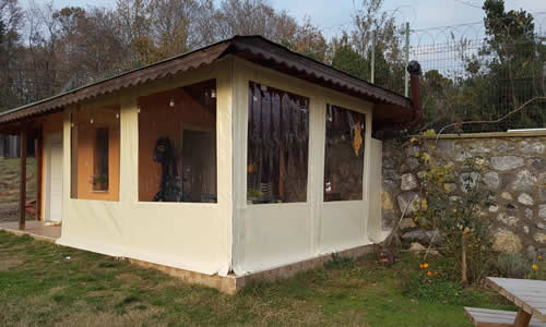 Şeffaf Kamelya Brandası